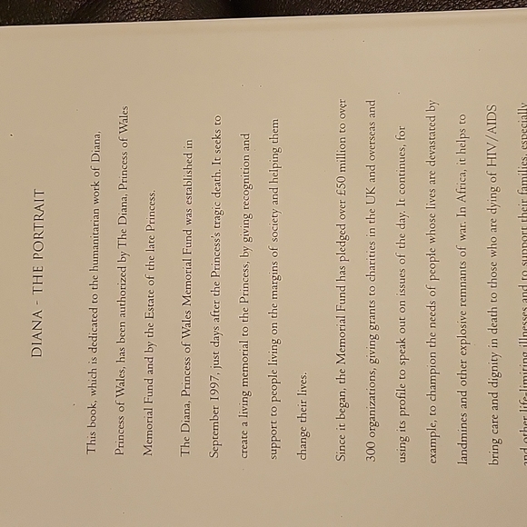 Hardcover large "DIANA The Portrait" Foreword Nelson Mandela by Rosalind Coward - Picture 5 of 12